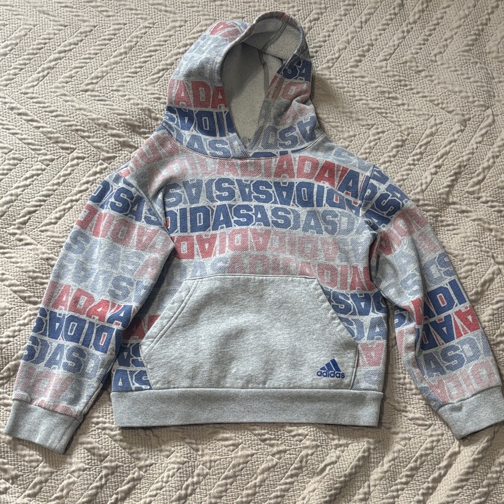 Adidas Kids Multicolor Logo Hoodie